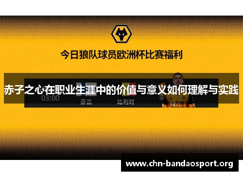 赤子之心在职业生涯中的价值与意义如何理解与实践